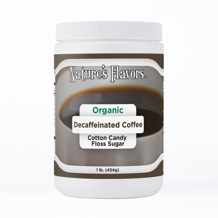 Organic Decaffeinated Coffee Cotton Candy Floss Sugar
