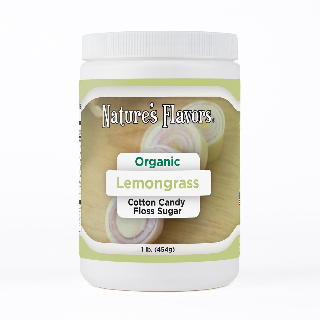 Organic Lemongrass Cotton Candy Floss Sugar