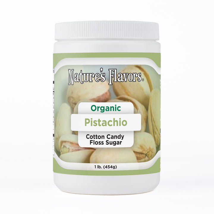 Organic Pistachio Cotton Candy Floss Sugar