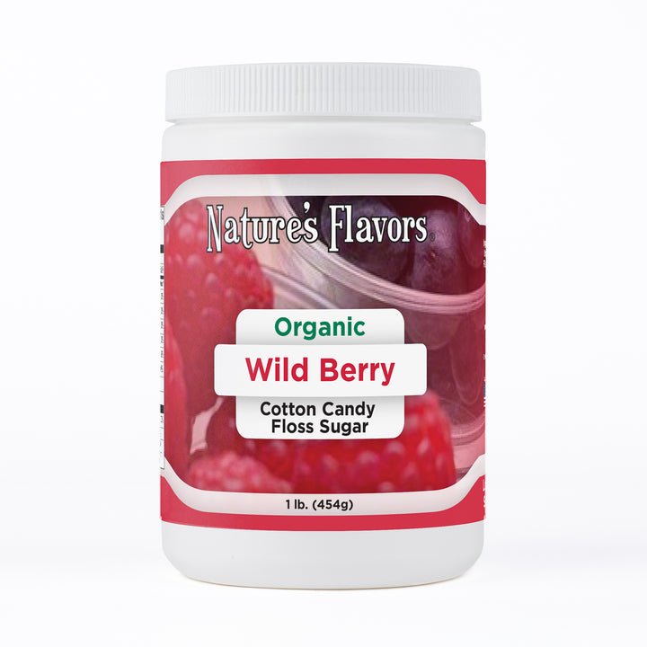 Organic Wild Berry Cotton Candy Floss Sugar