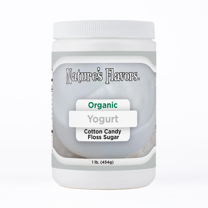 Organic Yogurt Cotton Candy Floss Sugar