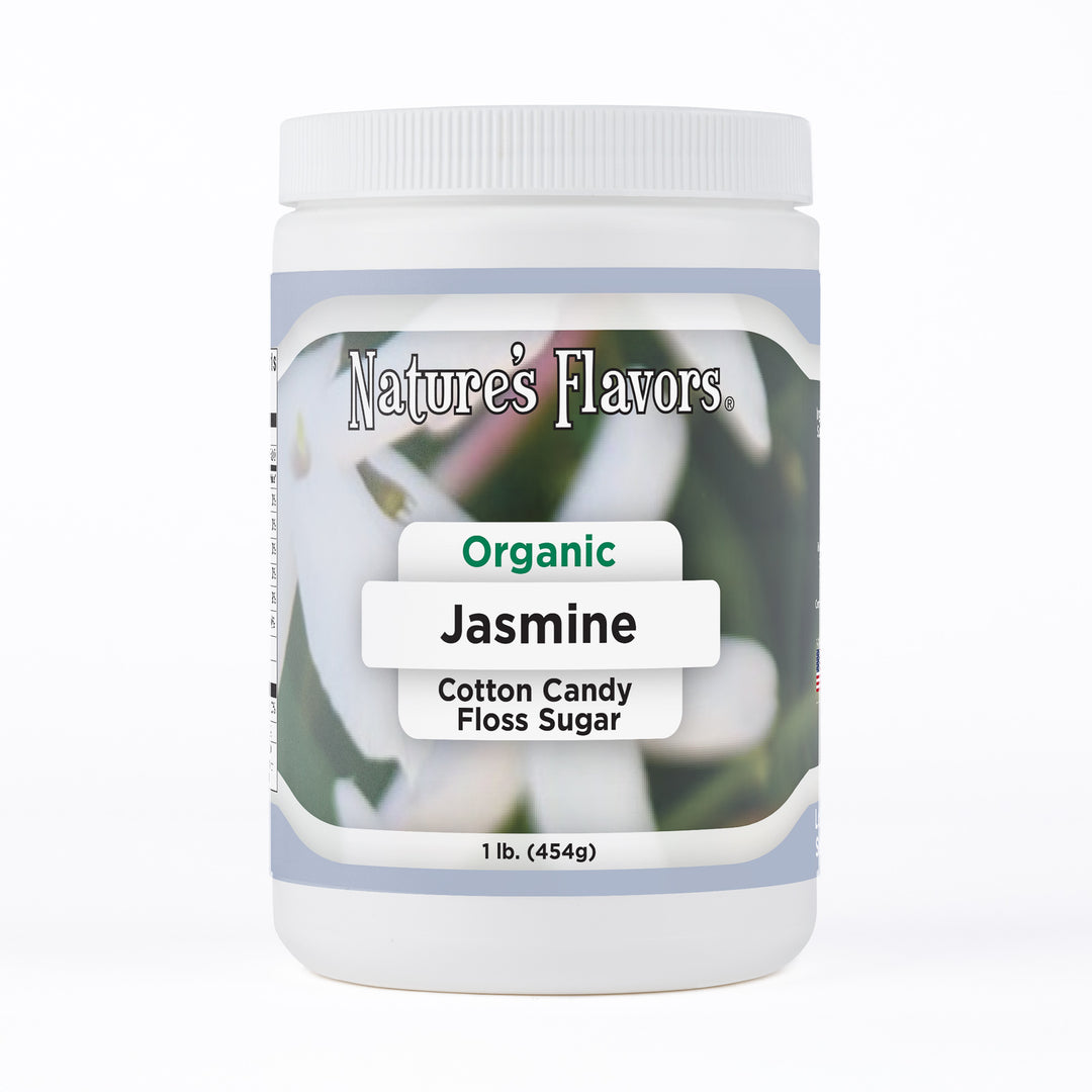 Jasmine Cotton Candy Floss Sugar, Organic