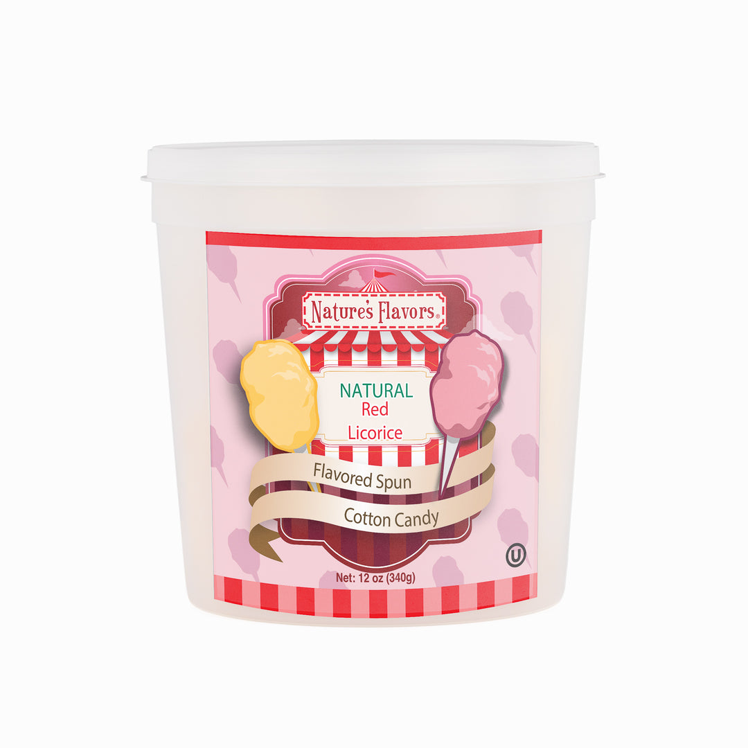 Red Licorice Cotton Candy (Ready to Eat)