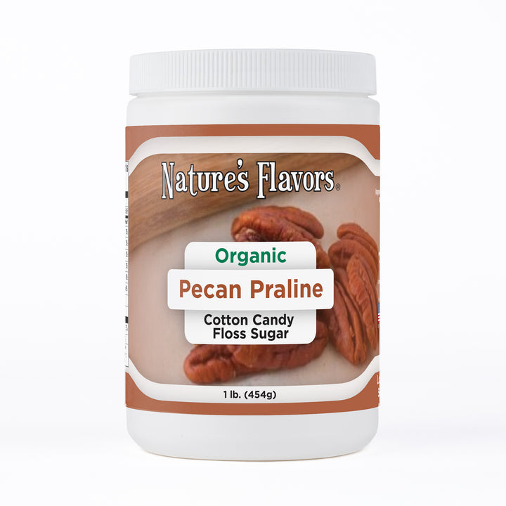 Organic Pecan Praline Cotton Candy Floss Sugar
