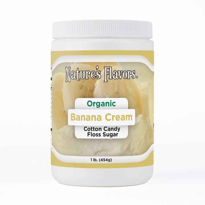 Organic Banana Cream Cotton Candy Floss Sugar