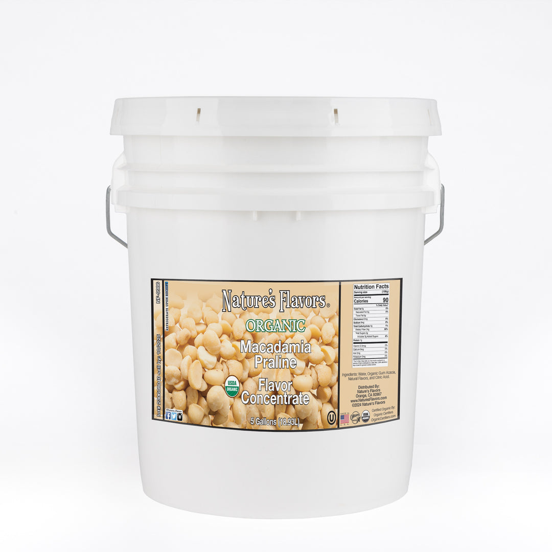 Macadamia Praline Flavor Concentrate, Organic