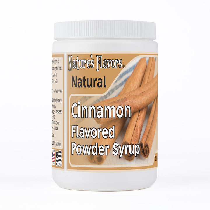 Cinnamon Flavor Organic compliant Syrup for Carbonated and Noncarbonated Drinks, Powdered