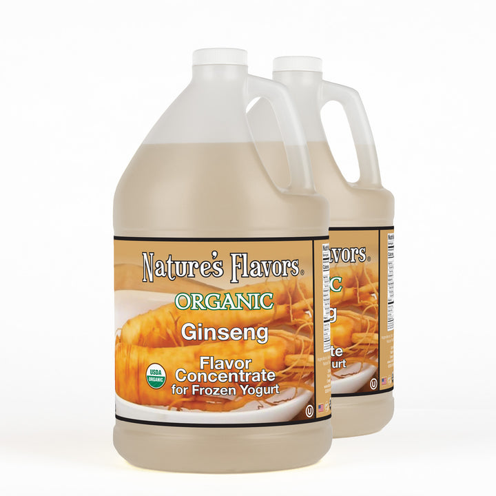 Organic Ginseng Flavor Concentrate For Frozen Yogurt