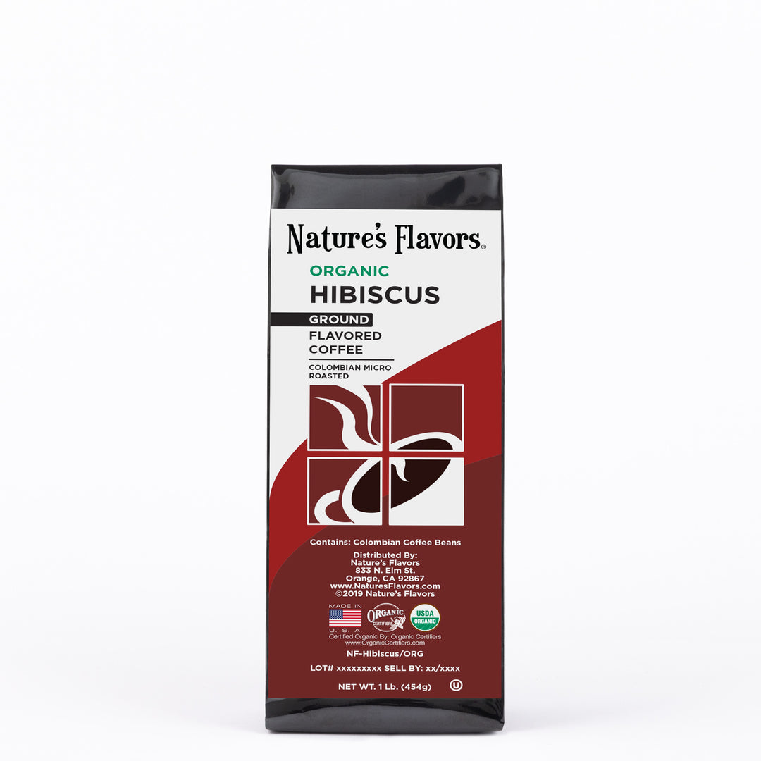 Organic Hibiscus Flavored Coffee Beans
