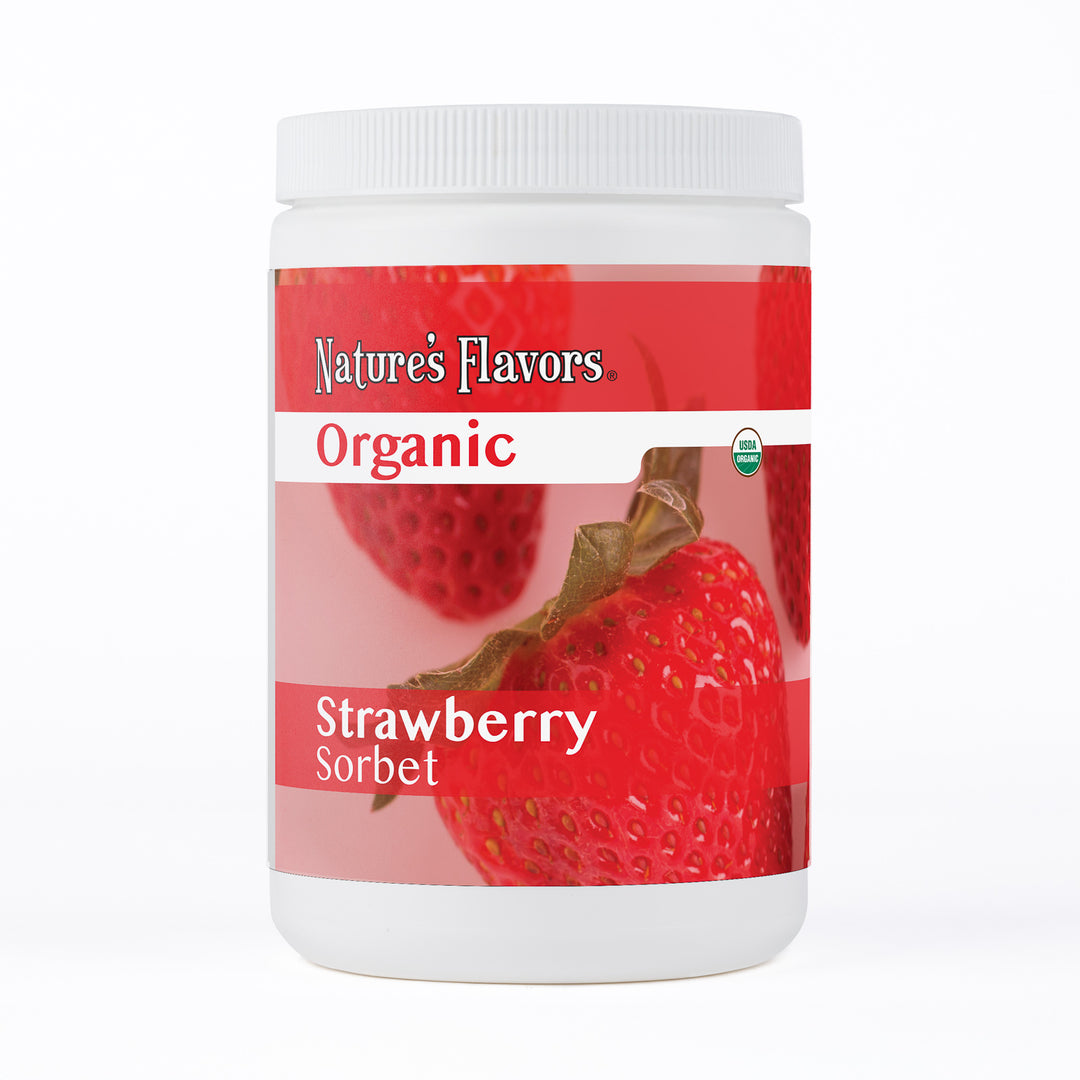 Organic Instant Strawberry Sorbet Powder