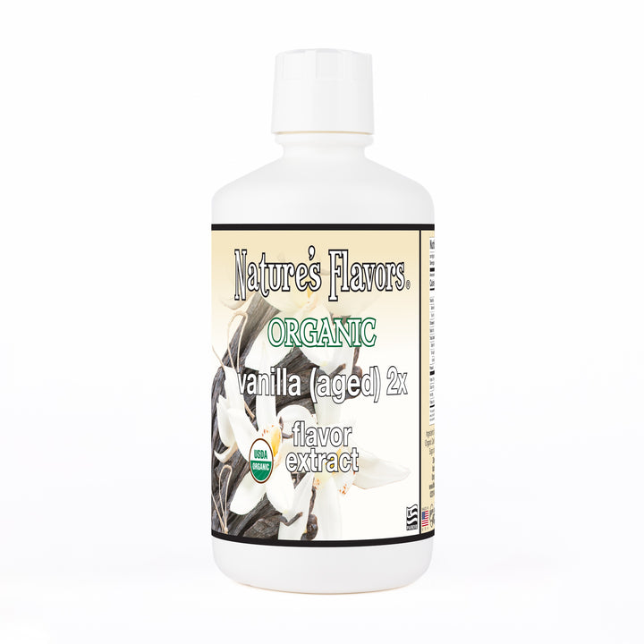 Vanilla Flavor Extract Aged (2x Fold), Organic without Diacetyl