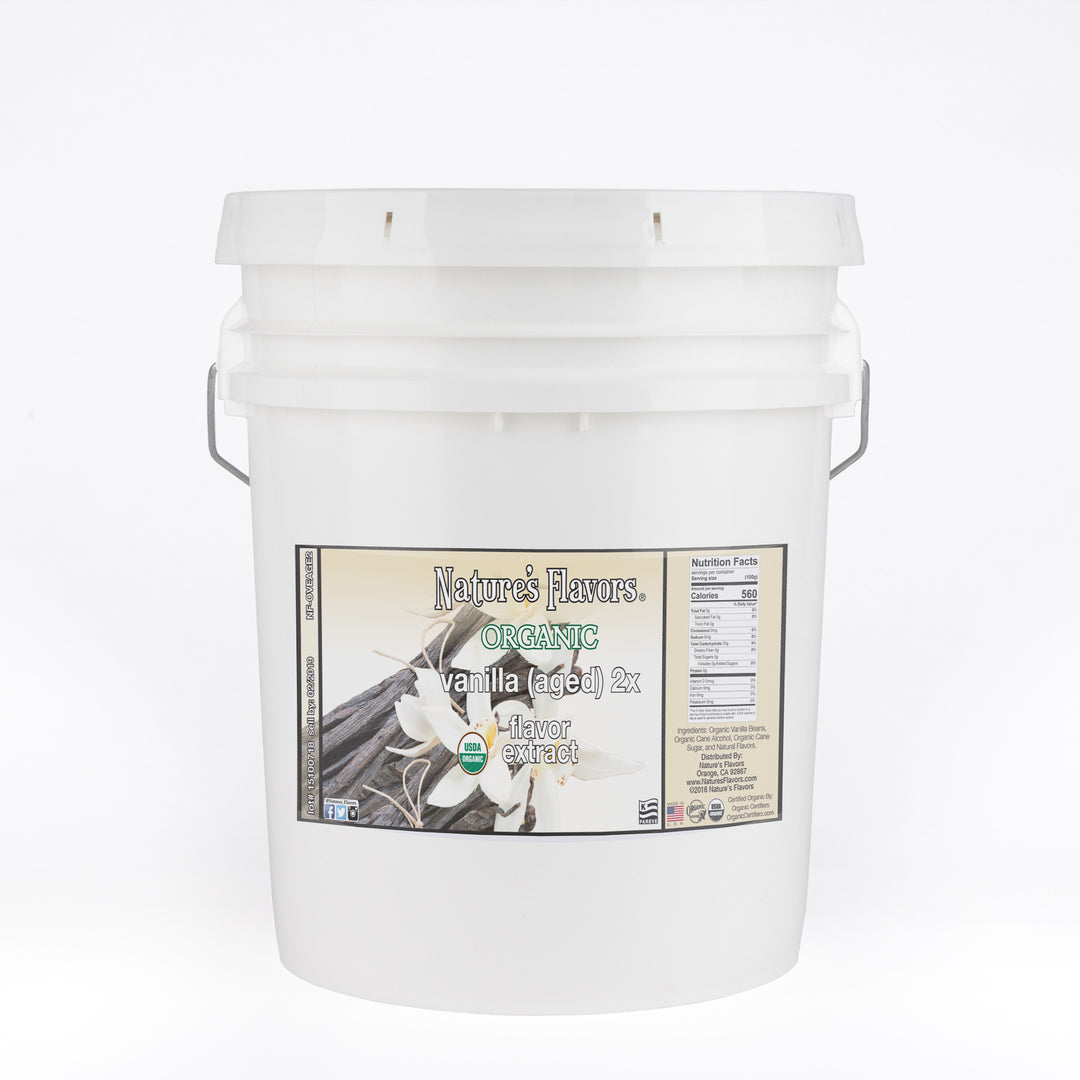 Vanilla Flavor Extract Aged (2x Fold), Organic without Diacetyl