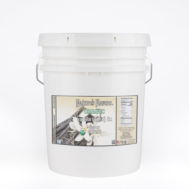 Vanilla Flavor Extract Aged (2x Fold), Organic without Diacetyl