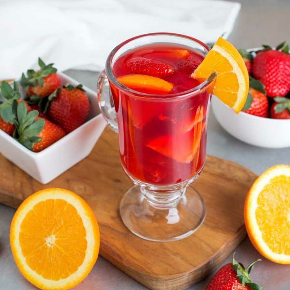 Organic Sangria Coffee and Tea Flavor Without Diacetyl