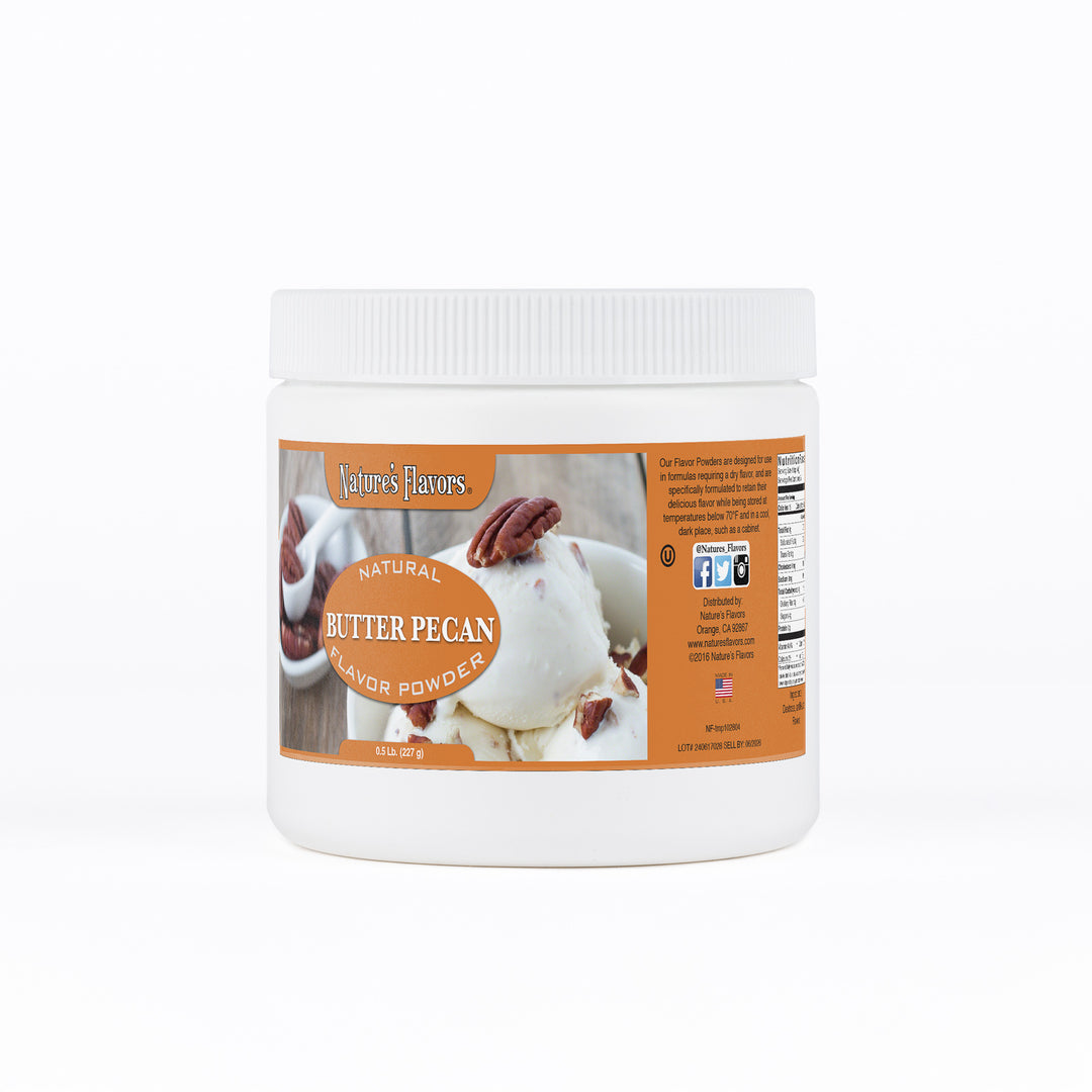 Butter Pecan Flavor Powder, Natural
