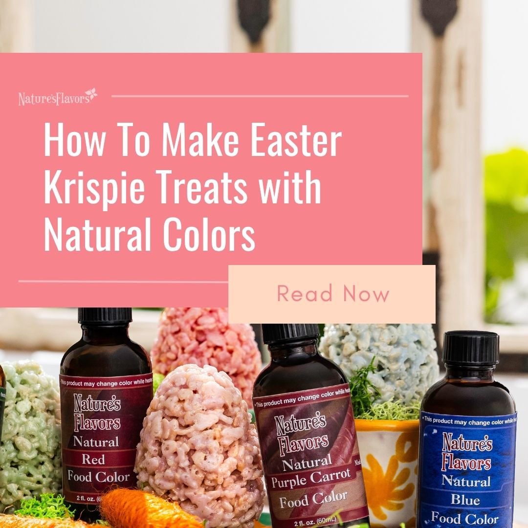How To Make Easter Krispie Treats with Natural Colors