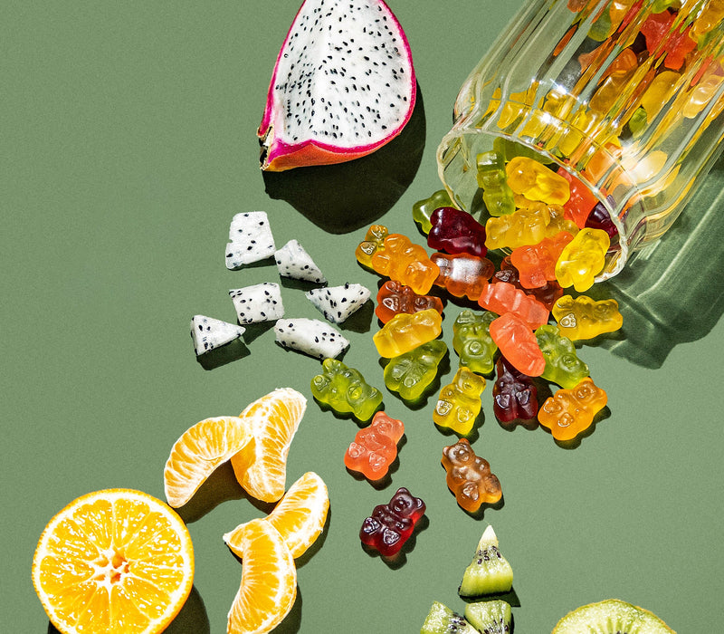 gummy candy flavored with natures flavors