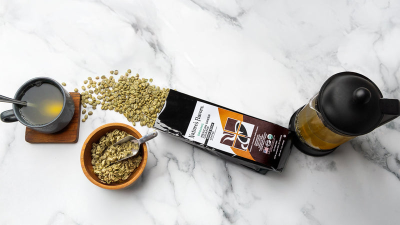 SHOP coffee and creamer green coffee beans