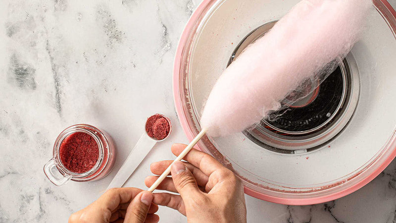 Shop candies and dessert components flavored cotton candy