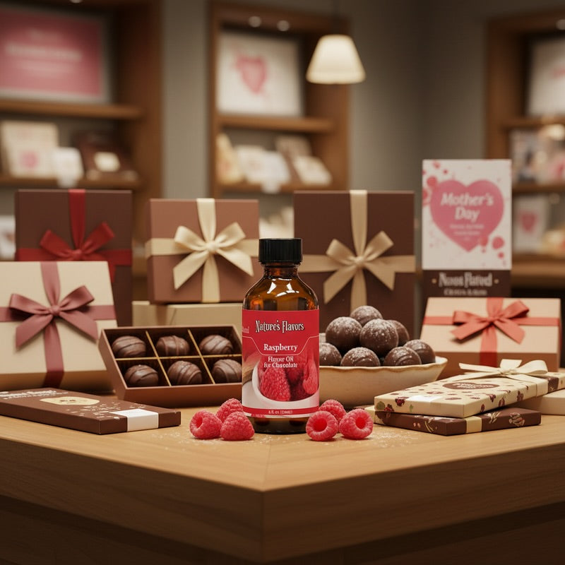 Shop candies and dessert components flavoring for chocolate