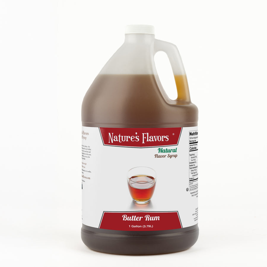 Butter Rum Syrup, Natural