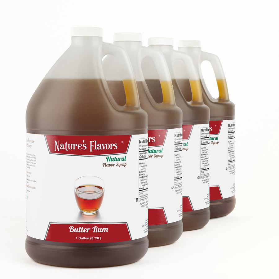 Butter Rum Syrup, Natural