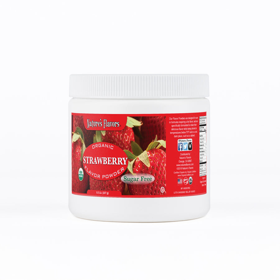 Strawberry Flavor Powder (Sugar-Free), Organic
