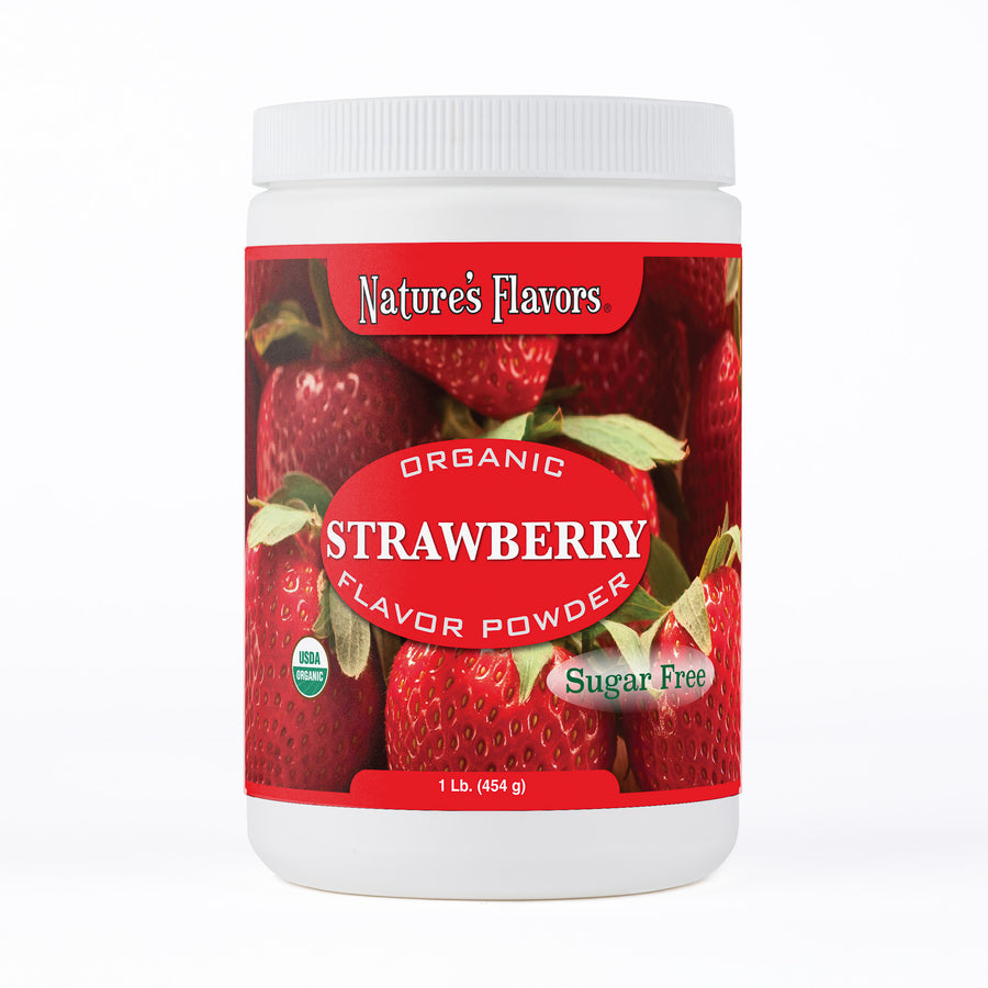 Strawberry Flavor Powder (Sugar-Free), Organic