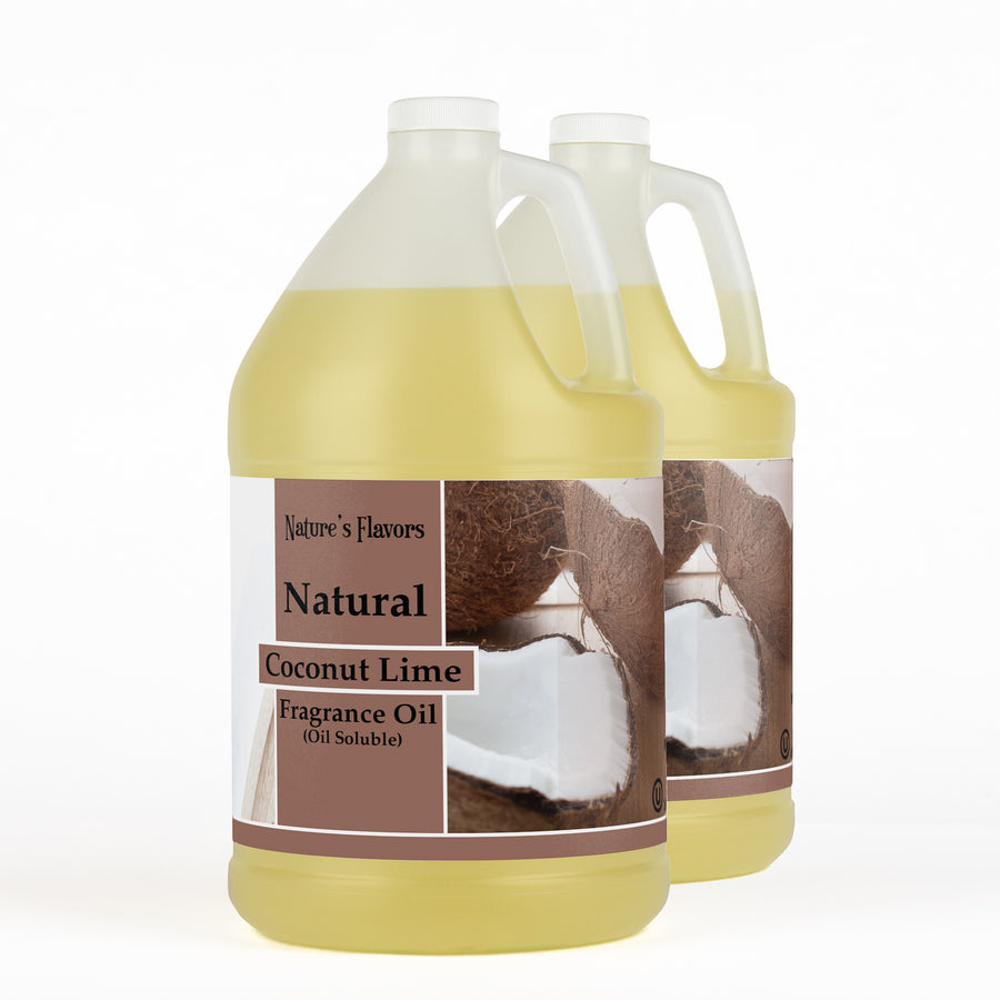 Natural Coconut Lime Fragrance Oil (Oil Soluble)