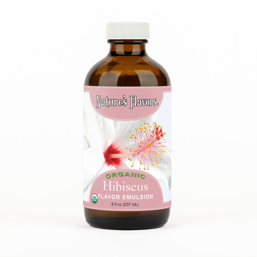 Hibiscus Flavor Emulsion for High Heat Applications, Organic