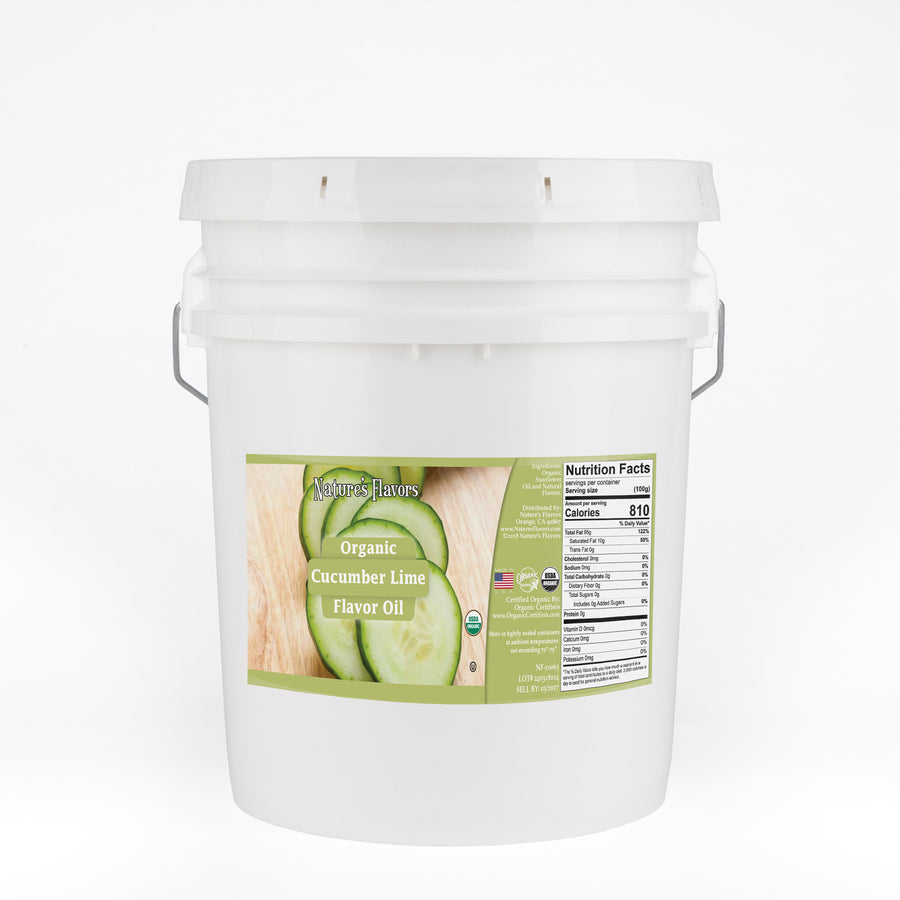 Cucumber Lime Flavor Oil, Organic