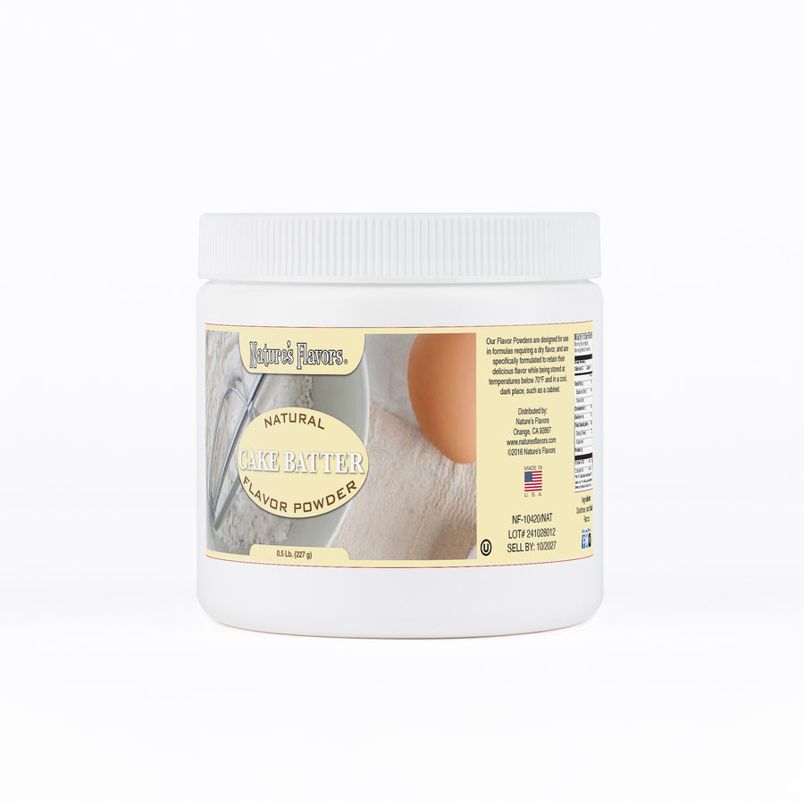 Cake Batter Flavor Powder, Natural