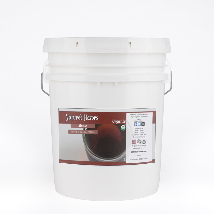 Organic Maple Coffee and Tea Flavor Without Diacetyl