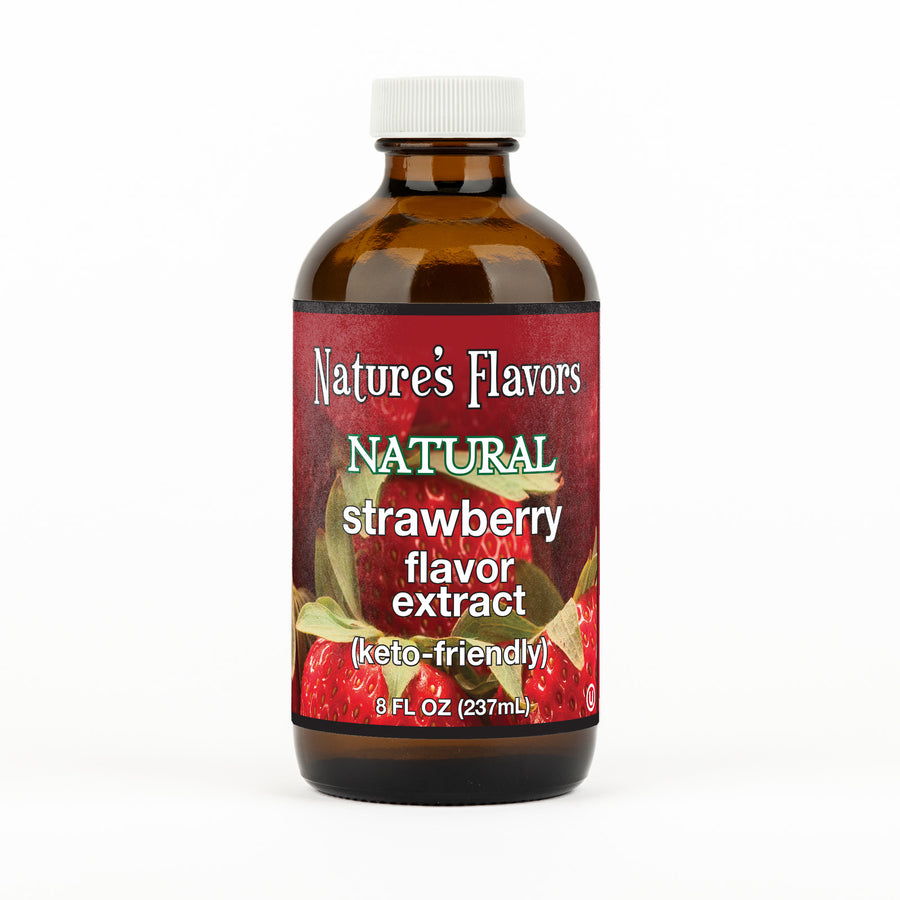 Strawberry Flavored Extract, Keto-Friendly