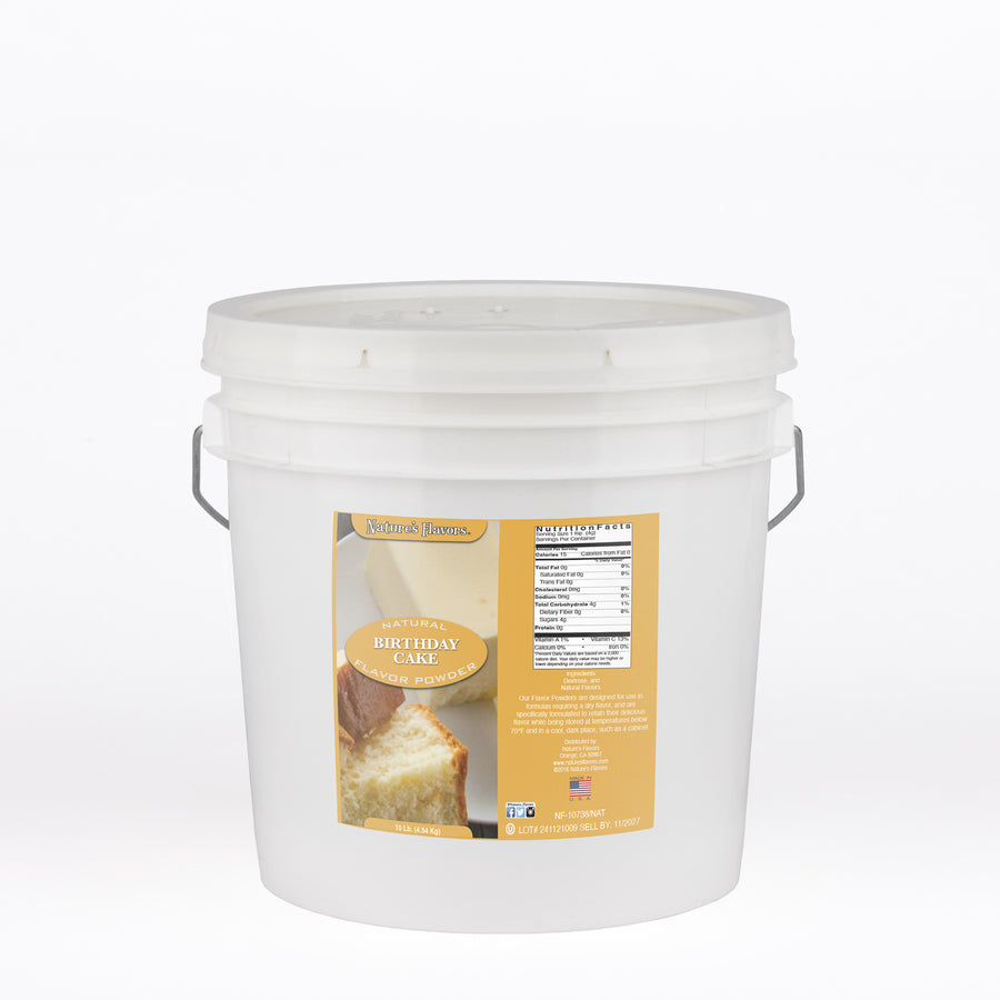 Birthday Cake Flavor Powder, Natural