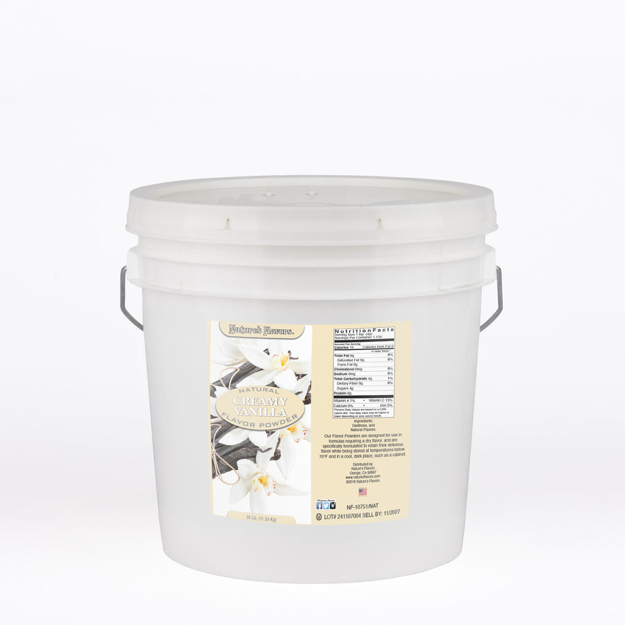 Creamy Vanilla Flavor Powder, Natural