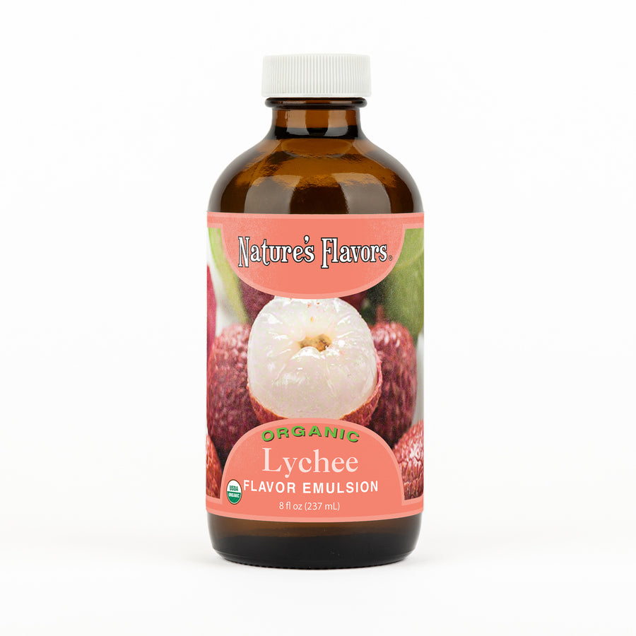 Lychee Flavor Emulsion for High Heat Applications, Organic