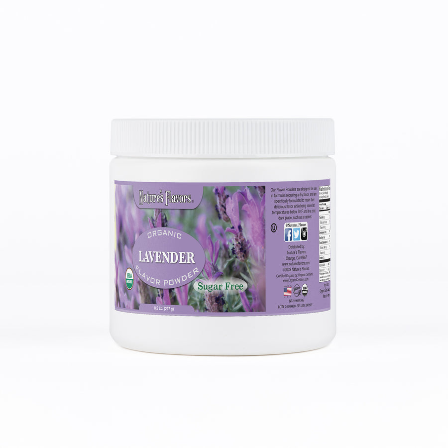 Organic Sugar Free Lavender Flavor Powder