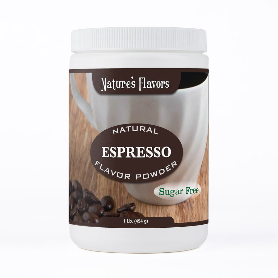 Espresso Sugar Free Flavor Powder, Natural