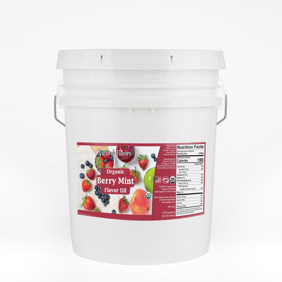 Berry Mint Flavor Oil, Organic