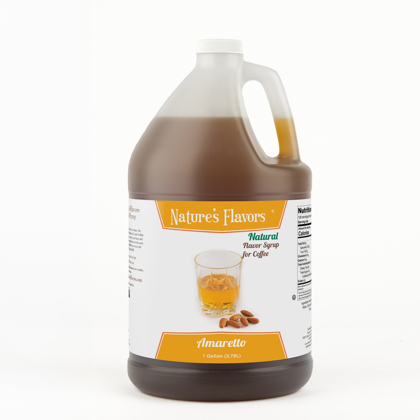Amaretto Coffee Syrup, Natural – Nature's Flavors
