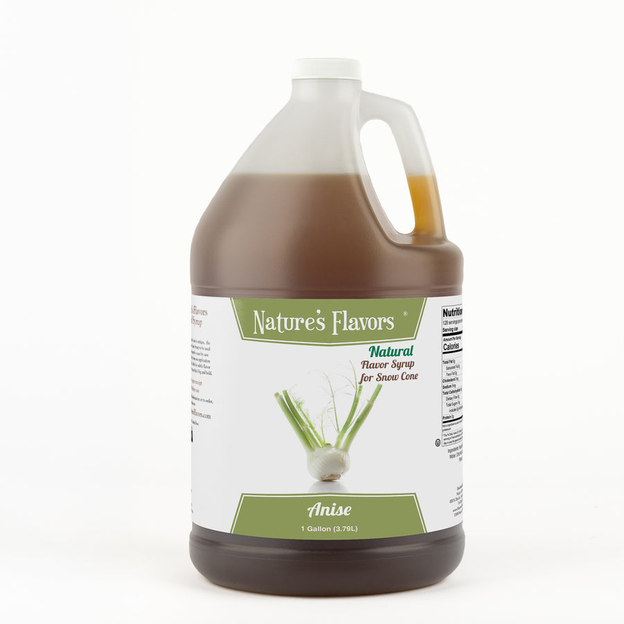 Anise Snow Cone Syrup, Natural