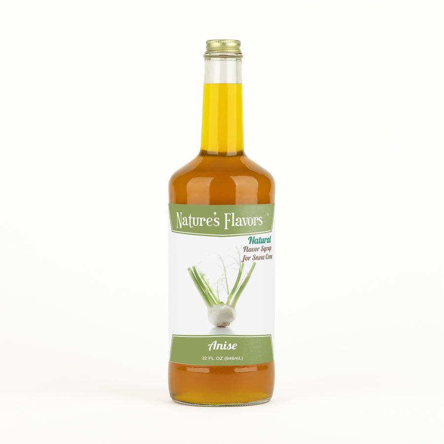 Anise Snow Cone Syrup, Natural