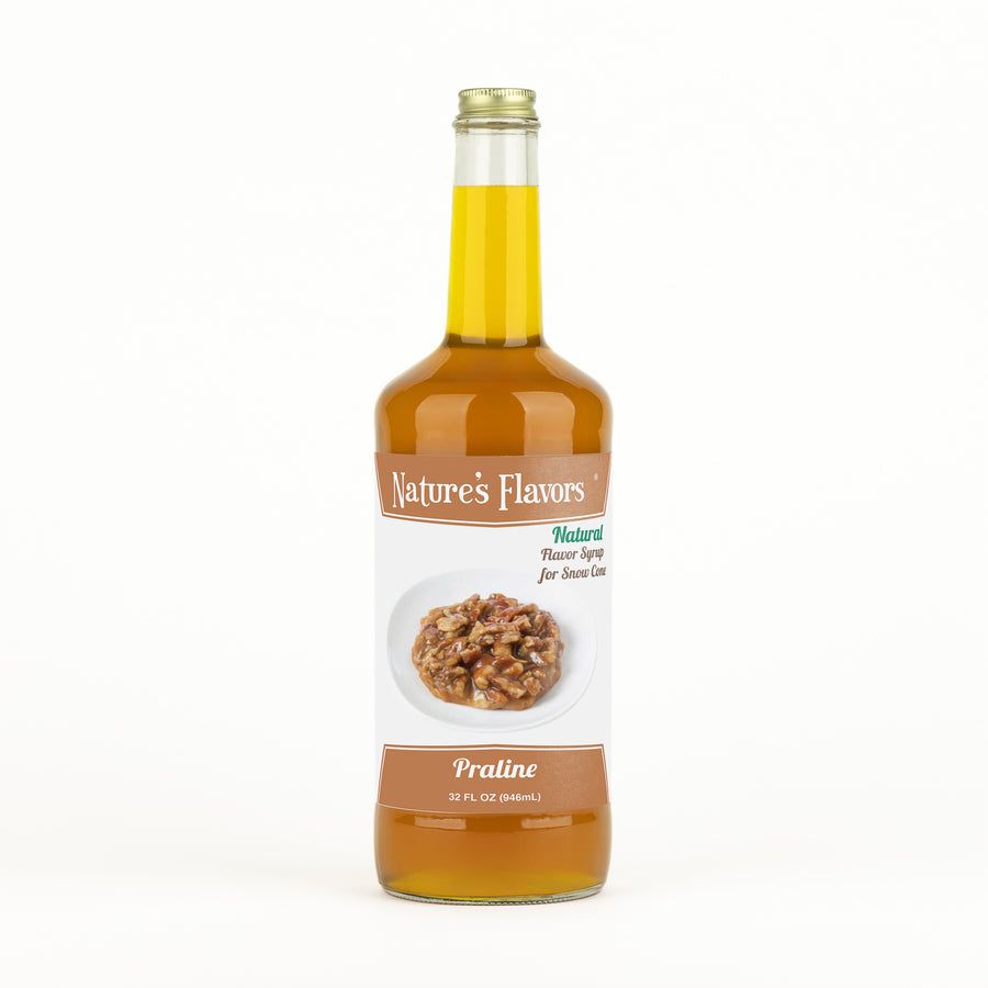 Praline Snow Cone Syrup, Natural