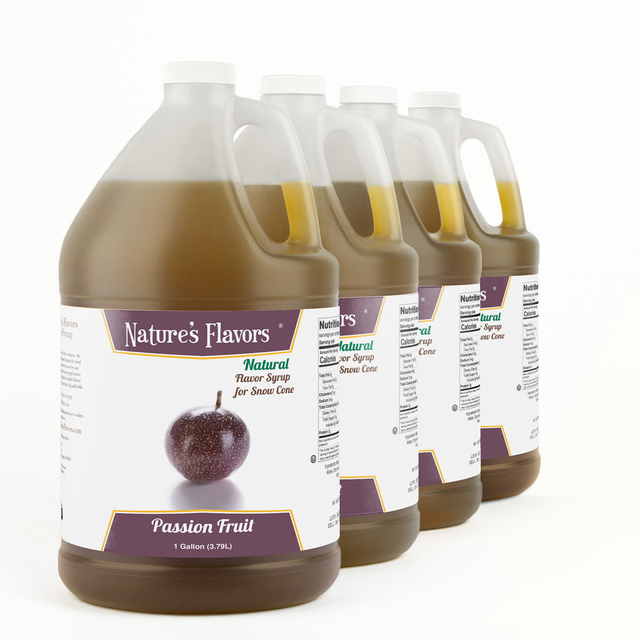 Passion Fruit Snow Cone Syrup, Natural