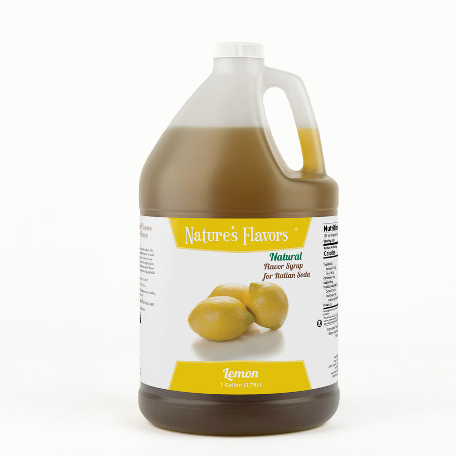 Lemon Italian Soda Syrup, Natural