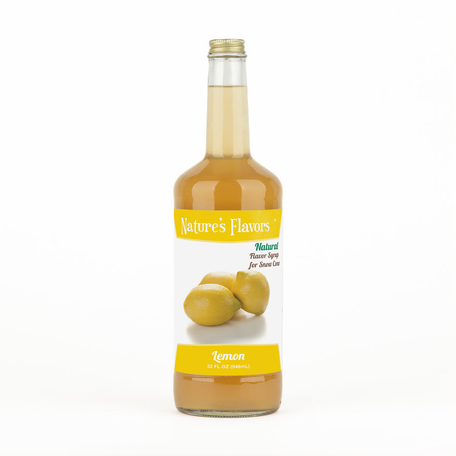 Lemon Snow Cone Syrup, Natural