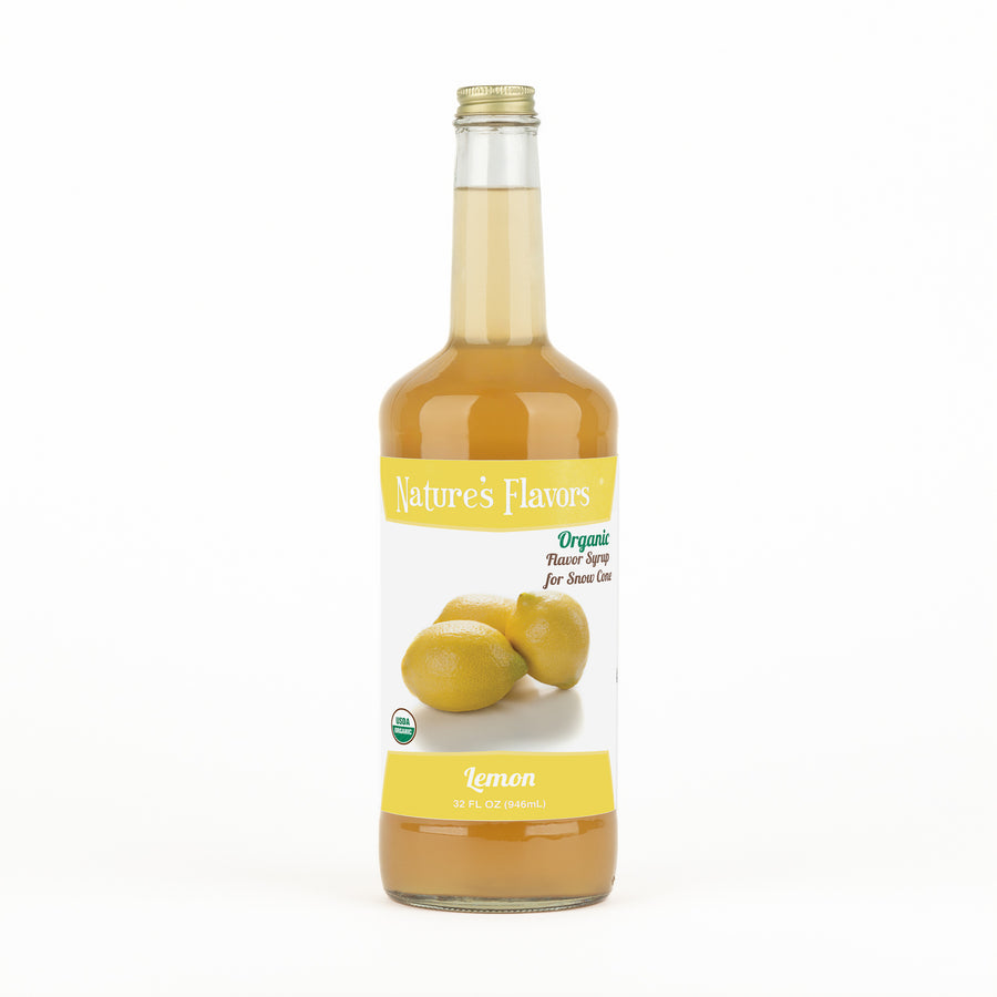 Lemon Snow Cone Syrup, Organic