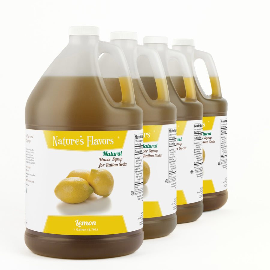 Lemon Italian Soda Syrup, Natural