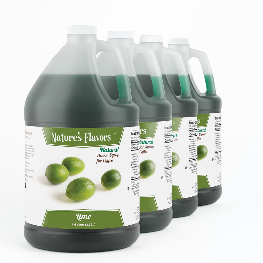 Lime Coffee Syrup, Natural